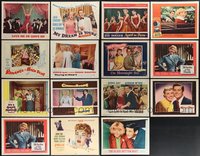 7s0480 LOT OF 15 DORIS DAY LOBBY CARDS 1940s-1960s great images from several of her movies!