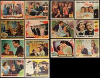 7s0481 LOT OF 14 1930S LOBBY CARDS 1930s great scenes from a variety of different movies!