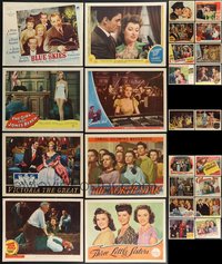 7s0462 LOT OF 26 1940S LOBBY CARDS 1940s great scenes from a variety of different movies!