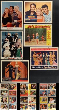 7s0457 LOT OF 30 1950S LOBBY CARDS 1950s great scenes from a variety of different movies!