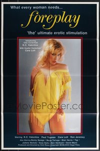 7s0222 LOT OF 26 FOLDED FOREPLAY ONE-SHEETS 1982 the ultimate erotic stimulation every woman needs!