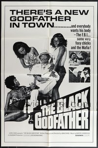 7s0314 LOT OF 6 FOLDED BLACK GODFATHER R70S ONE-SHEETS R1970s everybody wants his body!