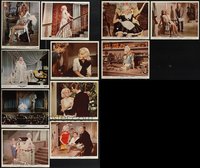 7s0807 LOT OF 11 CARROLL BAKER COLOR 8X10 STILLS & ENGLISH FOH LOBBY CARDS 1960s as Harlow & more!