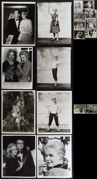 7s0793 LOT OF 18 SANDRA DEE COLOR & BLACK & WHITE 8X10 STILLS 1950s-1960s great portraits & more!