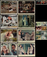 7s0795 LOT OF 18 COLOR 8X10 STILLS 1950s-1970s great scenes from a variety of different movies!