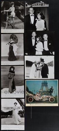 7s0809 LOT OF 10 NATALIE WOOD COLOR & BLACK & WHITE 8X10 STILLS 1960s includes some candid images!