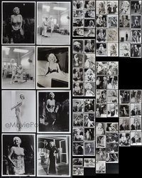 7s0885 LOT OF 75 MARILYN MONROE REPRO PHOTOS 1980s great portraits of the beautiful star!