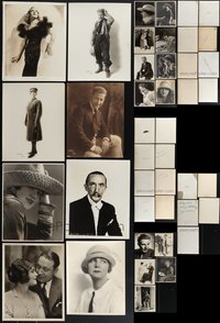 7s0787 LOT OF 21 MOSTLY 1920S-30S DELUXE 8X10 STILLS 1920s-1930s great male & female portraits!