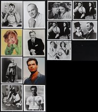 7s0902 LOT OF 13 REPRO PHOTOS 1980s-1990s great portraits of male & female Hollywood stars!