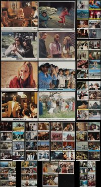 7s0732 LOT OF 91 COLOR MINI LOBBY CARDS 1960s-1980s scenes from a variety of different movies!