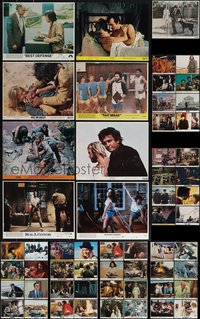 7s0729 LOT OF 97 COLOR MINI LOBBY CARDS 1970s-1980s scenes from a variety of different movies!