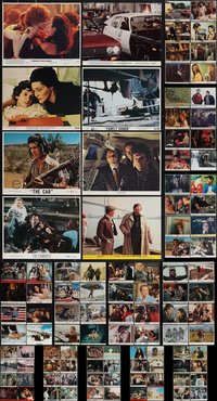 7s0721 LOT OF 105 COLOR MINI LOBBY CARDS 1960s-1980s scenes from a variety of different movies!