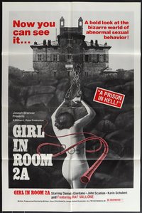 7s0274 LOT OF 11 FOLDED SINGLE-SIDED GIRL IN ROOM 2A ONE-SHEETS 1973 abnormal sexual behavior!