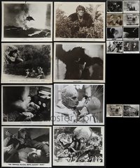 7s0794 LOT OF 18 HORROR/SCI-FI 8X10 STILLS 1950s-1970s great special effects scenes & more!