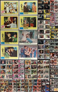 7s0347 LOT OF 184 1960S LOBBY CARDS 1960s incomplete sets from a variety of different movies!