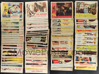 7s0343 LOT OF APPROXIMATELY 275 LOBBY CARDS 1940s-1960s from a variety of different movies!