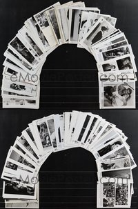 7s0682 LOT OF APPROXIMATELY 270 VERTICAL 8X10 STILLS 1940s-1990s movie scenes & star portraits!