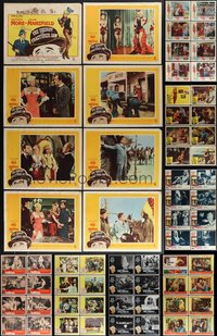 7s0395 LOT OF 80 LOBBY CARDS FROM JAYNE MANSFIELD MOVIES 1950s-1960s complete sets from 10 movies!