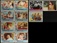 7s0490 LOT OF 11 LOBBY CARDS FROM SOPHIA LOREN MOVIES 1950s-1960s complete & incomplete sets!