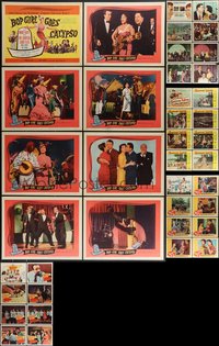 7s0440 LOT OF 40 1950S POP MUSIC LOBBY CARDS 1950s complete sets from five different movies!