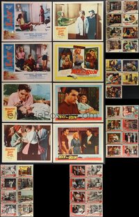 7s0433 LOT OF 44 1950S BAD GIRL LOBBY CARDS 1950s complete & incomplete sets from several movies!