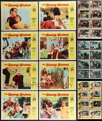 7s0421 LOT OF 55 1950S-60S BAD TEEN LOBBY CARDS 1950s-1960s complete sets from 7 different movies!