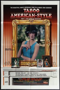 7s0255 LOT OF 18 FOLDED TABOO AMERICAN STYLE 1 THE RUTHLESS BEGINNING ONE-SHEETS 1985 sexy!