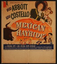 7s0106 LOT OF 49 MEXICAN HAYRIDE WINDOW CARDS 1948 Bud Abbott & Lou Costello south of the border!