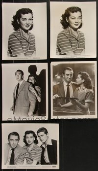 7s0830 LOT OF 5 GAIL RUSSELL 8X10 STILLS 1940s-1950s great close portraits & movie scenes!