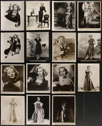 7s0799 LOT OF 15 VIRGINIA MAYO 8X10 STILLS 1940s-1950s great portraits of the beautiful actress!