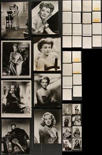 7s0776 LOT OF 24 8X10 STILLS OF SEXY ACTRESSES 1930s-1950s leading & supporting ladies!