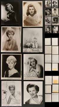 7s0784 LOT OF 22 8X10 STILLS OF SEXY ACTRESSES 1940s-1960s leading & supporting ladies!