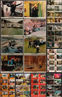 7s0374 LOT OF 104 1970S LOBBY CARDS 1970s complete sets from thirteen different movies!