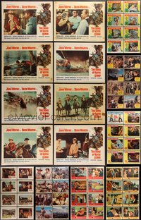 7s0375 LOT OF 104 1960S LOBBY CARDS 1960s complete sets from thirteen different movies!