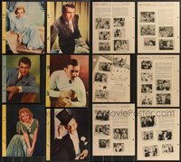 7s0617 LOT OF 6 DIXIE ICE CREAM PREMIUMS 1940s-1950s Lombard, Cooper, Grant, Gable, Astaire, Rogers