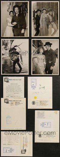 7s0832 LOT OF 4 HAVE GUN WILL TRAVEL TV 7X9 STILLS 1950s-1960s Richard Boone with guest stars!