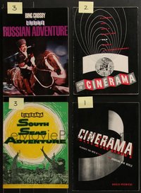 7s0559 LOT OF 9 CINERAMA SOUVENIR PROGRAM BOOKS 1950s-1960s multiples from four different movies!