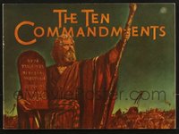 7s0553 LOT OF 10 TEN COMMANDMENTS SOUVENIR PROGRAM BOOKS 1956 Cecil B. DeMille, Charlton Heston