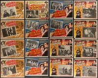 7s0597 LOT OF 16 11X14 MEXICAN LOBBY CARDS 1960s incomplete sets from four different movies!