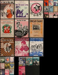 7s0520 LOT OF 31 SHEET MUSIC 1920s-1950s great songs from a variety of different movies & more!