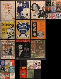 7s0519 LOT OF 32 SHEET MUSIC 1920s-1940s great songs from a variety of different movies & more!