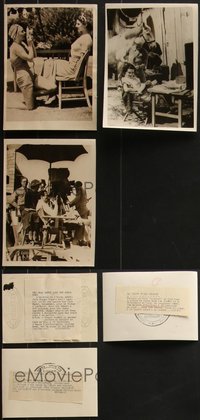 7s0833 LOT OF 3 FRENCH NEWS PHOTOS 1930s cool images with movie camera, photo camera & more!