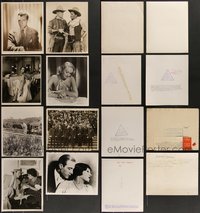 7s0818 LOT OF 8 8X10 STILLS 1920s-1940s a variety of cool portraits, movie scenes & candid images!