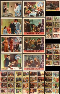 7s0402 LOT OF 73 1940S LOBBY CARDS 1940s incomplete sets from a variety of different movies!