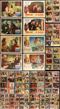 7s0358 LOT OF 138 1950S LOBBY CARDS 1950s incomplete sets from a variety of different movies!