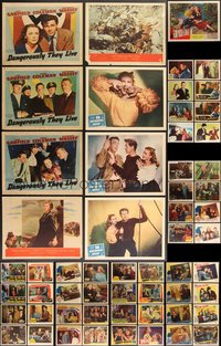 7s0388 LOT OF 89 1940S LOBBY CARDS 1940s incomplete sets from a variety of different movies!