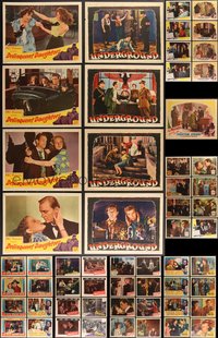 7s0391 LOT OF 87 1940S LOBBY CARDS 1940s incomplete sets from a variety of different movies!