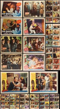 7s0394 LOT OF 82 1940S LOBBY CARDS 1940s incomplete sets from a variety of different movies!