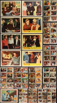 7s0349 LOT OF 161 1950S LOBBY CARDS 1950s incomplete sets from a variety of different movies!