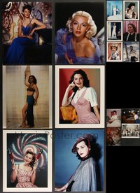 7s0591 LOT OF 16 11X14 COLOR REPRO PHOTOS 2010s Lana Turner, Gene Tierney & other top stars!